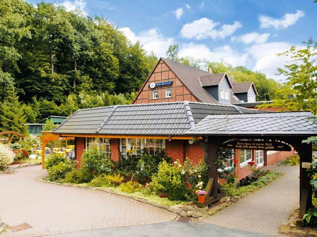 Hotel Weinschanke Rohdental Hessisch Oldendorf Bagian luar foto